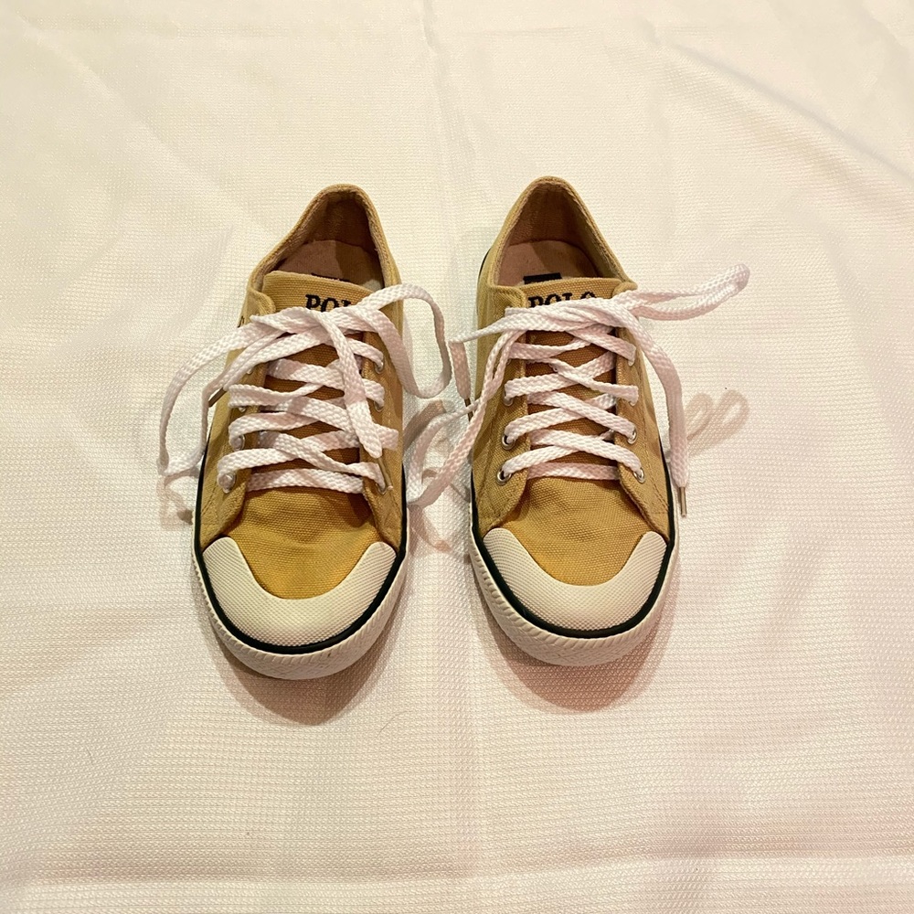 BOGO size 2 boys Polo Ralph Lauren khaki shoes